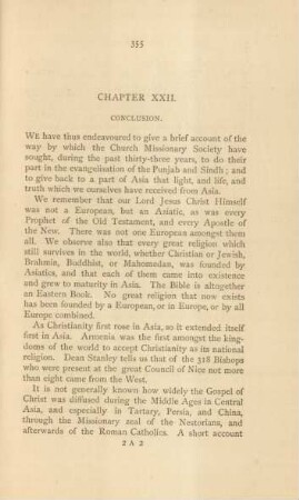 Chapter XXII. Conclusion