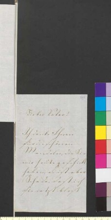 Brief von Goethe, August von an Goethe, Johann Wolfgang von