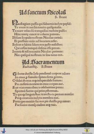 Ad sanctum Nicolaum