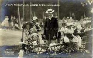 Wilhelm, Louis Ferdinand und Hubertus von Preußen