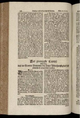 Das zwanzigste Capitel