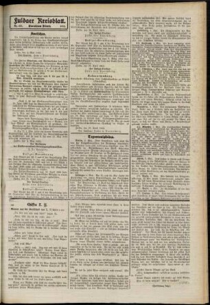 Zweite Ausgabe vom Dienstag, den 06. Mai 1913.