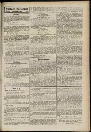 Zweite Ausgabe vom Dienstag, den 06. Mai 1913.