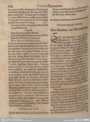 Drei und achtzigster Discurß. Von Mummen und Vermummungen.
