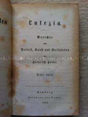 Teilsammlung der Werke von Heinrich Heine, Bd. 2