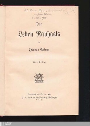 Das Leben Raphaels