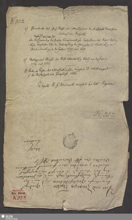 [Privatacten, betreffend Verhandlungen mit dem Stifte zu Quedlinburg wegen Ernennung der Gräfin M. A. Königsmark zur Coadjutorin, und Ueberlassung der Erbvoigtey an Churbrandenburg (mit Copien von Verträgen mit dem Stifte aus dem 16. und 17. Jahrh. und dem Recess von 1685). 1697. 1698.]