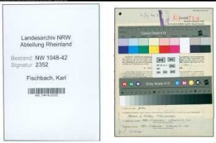 Entnazifizierung Karl Fischbach , geb. 26.03.1892 (Ingenieur)