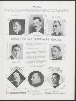 Gabinete del Presidente Calles