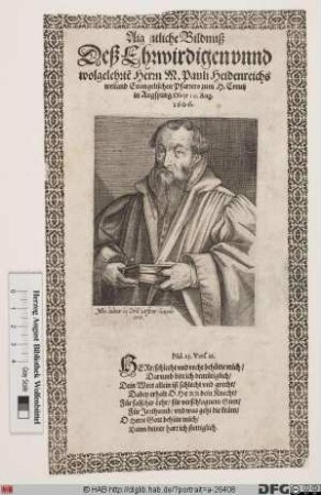 Bildnis Paul Heidenreich (Hederich)