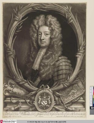 The Right Honble William Lord Cowper Lord High Chancellor of Great Britain &c. 1707