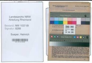 Entnazifizierung Heinrich Sueper , geb. 14.01.1897 (Amtsrat)