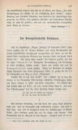 419-434 Zur Evangelienkritik Volkmars