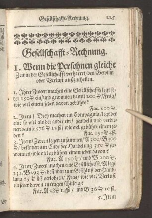 Gesellschafft-Rechnung.