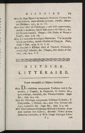165-250, Histoire Littéraire