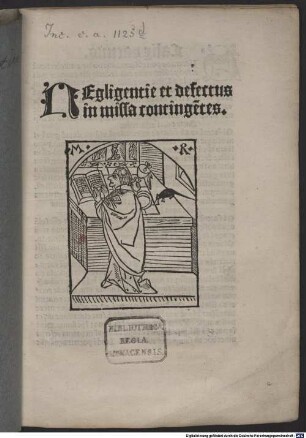 Negligentiae et defectus in missa contingentes