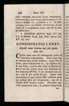 168-178, Consideratio LXXXV - LXXXVIII