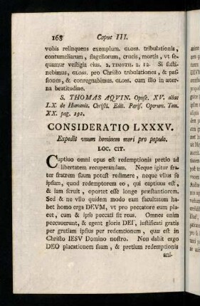 168-178, Consideratio LXXXV - LXXXVIII