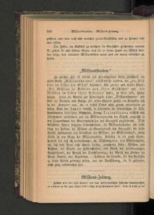 Missions-Zeitung.