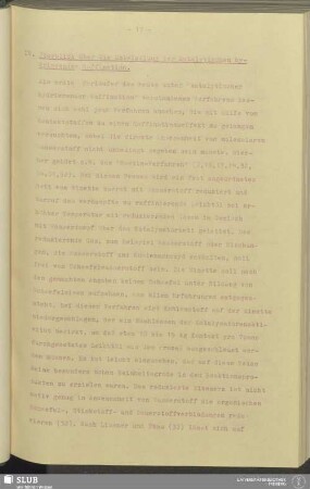 IV. Überblick über die Entwicklung der katalytischen hydrierenden Raffination