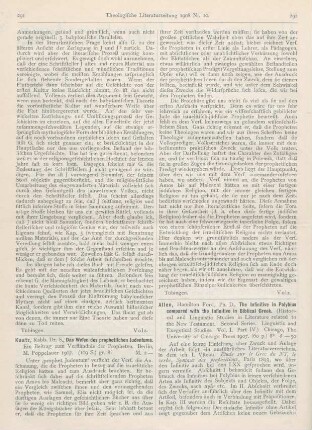 291-292 [Rezension] Kaatz, Saul, Das Wesen des prophetischen Judentums