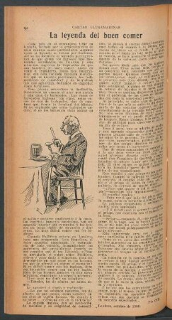 La leyenda del buen comer : Cartas ultramarinas
