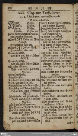 XXX. Klag- und Trost-Lieder