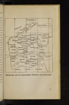 Germanien und die germanischen Stämme nach Ptolomäus