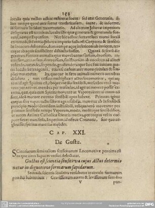 Caput XXI. De Gustu