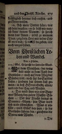 Vom Christlichen Leben und Wandel. - Vom Ehestand.