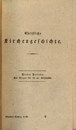 Handbuch der christlichen Kirchengeschichte, 6