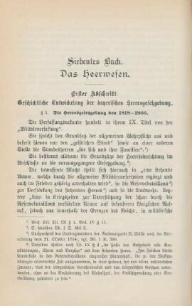 Siebentes Buch. Das Heerwesen.
