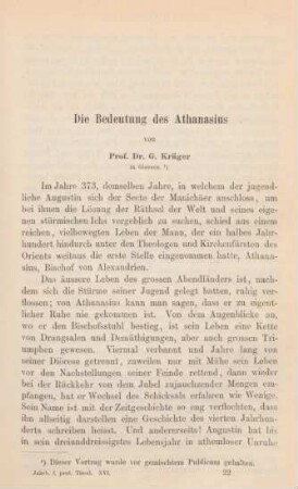 337-356 Die Bedeutung des Athanasius