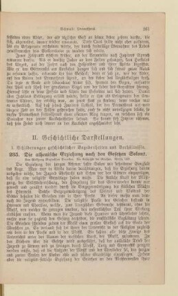 II. Geschichtliche Darstellungen.