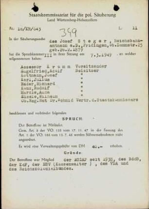 Steger, Josef