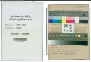 Entnazifizierung Richard Meuser , geb. 01.11.1907 (Metzger)