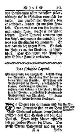 Von Virginien; von Maryland
