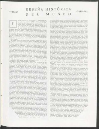 Reseña histórica del museo