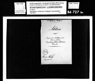 Wolf, Wilhelmine (*13.10.1888 in Stuttgart); Korpstänzerin; ausgesch.: 1908