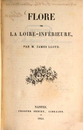 Flore de la Loire-Inférieure