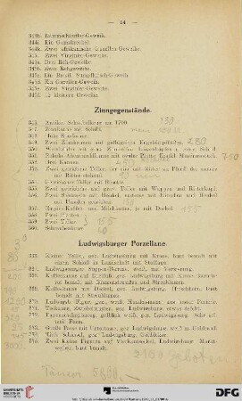 Ludwigsburger Porzellane (Nr. 366-377)