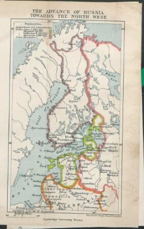The Advance Of Russia Towards The North West.