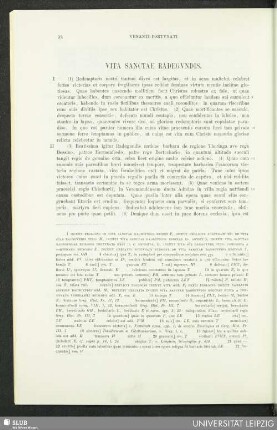 Vita Sanctae Radegundis