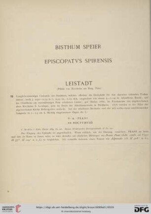 Bisthum Speyer