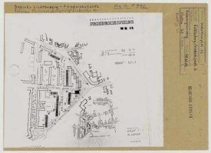 Bebauungsvorschlag Berlin-Friedrichsfelde WK 12. Berlin, Lichtenberg, Einbecker Straße/Zachertstraße/Rummelsburger Straße/Robert-Uhrig-Straße (1951-1957 Urigstraße, 1957-1976 Uhrigstraße)/Zornstraße