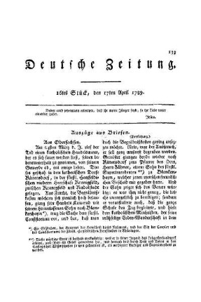 Auszüge aus Briefen : (Fortsetzung)