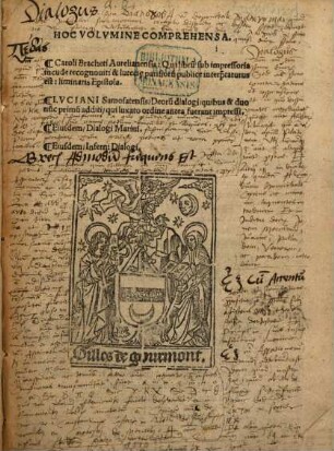 Deorum dialogi, dialogi marini, inferni dialogi