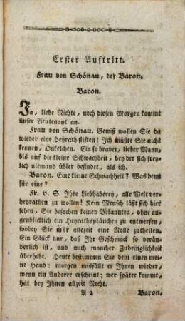 Die beyden Officiere : Ein Lustspiel in einem Aufzuge