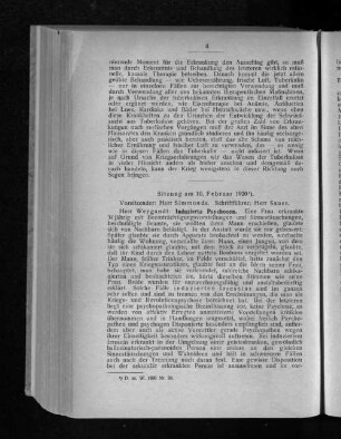 Sitzung am 10. Februar 1920.
