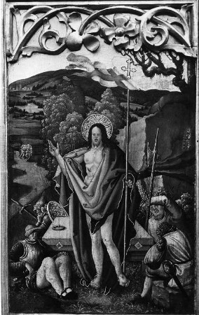 Altar aus Großzeiflingen : Altar aus Großzeiflingen (1518). Auferstehung Christi. Graz: Steiermärkisches Landesmuseum Joanneum